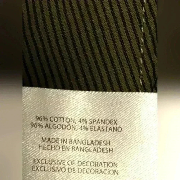 GAP women's twill pants | Relaxed Girlfriend | Olive green | Size 8 - Picture 9 of 10